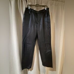 Black Leather Dimitri Pants. Vintage great condition